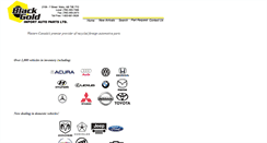 Desktop Screenshot of blackgoldimportautoparts.com